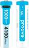 Laetavad patareid Proove AA, 4100 mWh, valge, 2 tk