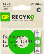 Akud GP ReCyko AA, 2100 mAh, 4-pack