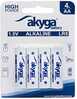 Patareid Akyga AKY2068 AA, 1.5V, 3050 mAh, 4 tk