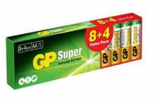 Leelispatareid GP Super Alkaline AA, 12 tk
