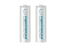 Laetav aku Esperanza EZA103W, AA, 2000 mAh, 2 tk, valge