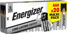 Patareid Energizer Everyday LR03 AAA, 20 tk