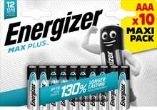 Energizer Max Plus AAA, 10 tk, 1.5V