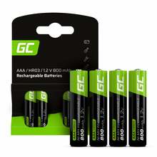 Laetav aku Green Cell GR04, AAA, 800 mAh, 4 tk