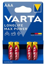 Alkaline patareid Varta Longlife Max Power AAA, 4 tk