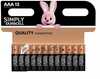 Patareid Duracell Simply AAA, 12 tk