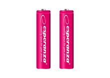 Akupatareid Esperanza EZA101R AAA, 1000 mAh, 2 tk, punane