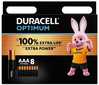 Patareid Duracell Optimum AAA, 1.5V, 8 tk