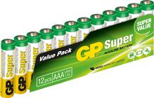 Patareid GP Super Alkaline 24A-S12, 12 tk, AAA