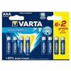 Patareid Varta High Energy AAA, 1.5V, 8 tk