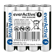 Leelispatareid Everactive LR03 Pro, 4 tk
