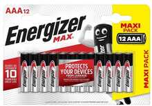 Patareid Energizer MAX, AAA/LR03, 1.5V, 12 tk