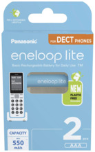 Laetavad patareid Panasonic Eneloop Lite BK-4LCCE/2DE AAA, 550 mAh, 2 tk