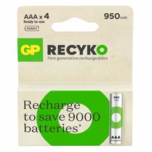 Laetavad patareid GP ReCyko R03 AAA, 950 mAh, 4 tk