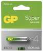 AAA aluselised patareid GP, 1.5V, 4 tk