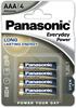 Patareid Panasonic Everyday Power LR03EPS/4B, AAA, 1.5V, 4 tk