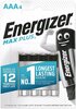 Patareid Energizer LR03 AAA Max Plus, 1.5V, 4 tk