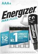 Patareid Energizer LR03 AAA Max Plus, 1.5V, 4 tk