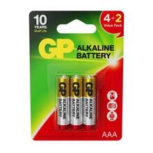 Patareid GP ALKALINE AAA/LR03, 4+2 tk
