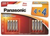 Patareid Panasonic Pro Power AAA, 8 tk