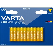 Leelispatareid Varta Longlife LR03, 10 tk