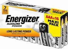 Patareid Energizer Power AAA, 16 tk