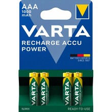 Laetav patarei Varta AAA, 1000 mAh, 4 tk