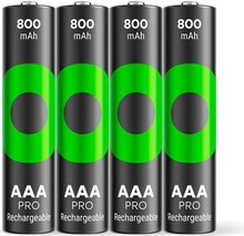 Laetavad patareid GP Batteries ReCyko Pro NiMH AAA, 800 mAh, 1x4
