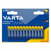 Patareid VARTA Longlife Power AAA, 12 tk