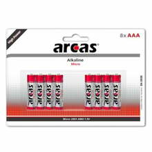 Patareid Arcas Alkaline LR03/AAA, 1.5V, 8 tk