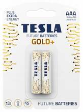 Patareid Tesla Gold+ AAA, R03, 1.5V, 2 tk