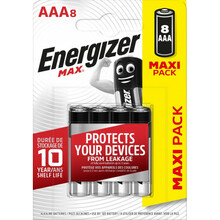 Patareid Energizer MAX AAA LR03, 8 tk, 1.5V