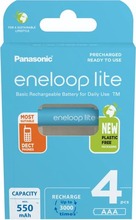 Laetavad patareid Panasonic ENELOOP Lite BK-4LCCE/4BE, AAA, 550 mAh, 4 tk