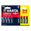 Patareid VARTA Longlife Max Power, AAA, leelispatarei, 8 tk