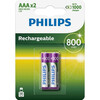 Laetavad patareid Philips R03B2A80/10, AAA, 800 mAh, 2 tk