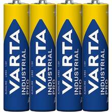 Aluseline patarei Varta Industrial AAA, LR3, 4 tk