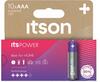 Patareid Itson itsPOWER LR03IPO/10HH, AAA, Alkaline, 10 tk