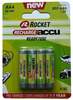 Laetav aku Rocket HR03 AAA, 850 mAh, 4 tk