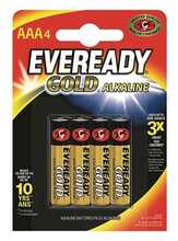 Patareid Energizer Eveready Gold AAA CP4, 1.5V, 48 tk