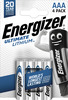 Patarei Energizer Ultimate Lithium AAA, L92, 1.5V, 4 tk