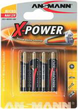 Patarei Ansmann Alkaline Micro AAA LR03, 1.5V, 4 tk