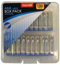 Patareid Maxell LR03, AAA, leelispatarei, 1.5V, 100 tk