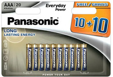 Patareid Panasonic Everyday Power LR03EPS/20BW, AAA, 20 tk