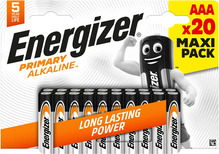 Patarei Energizer Primary Alkaline AAA CHP20