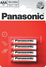 Patareid Panasonic R03RZ, AAA, 1.5V, 4 tk