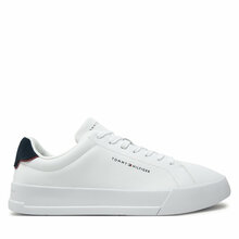Vabaajajalatsid Tommy Hilfiger Th Court Lth Detail Ess FM0FM05367, valge