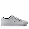 Vabaajajalatsid Tommy Hilfiger Essential Leather Sneaker FM0FM02157, suurus 43, valge