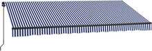 Markiis Outsunny, 4 x 3 m, sinine/valge