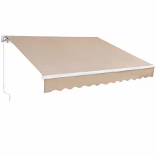 Väljatõmmatav markiis Vevor, 300 x 250 cm, hall