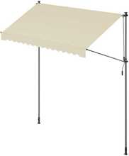 Kinnitusega markiis Songmics, 300 x 120 cm, beež